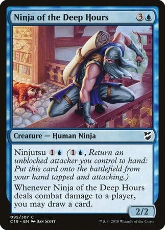 Ninja of the Deep Hours [Commander 2018] MTG Single Magic: The Gathering  | Multizone: Comics And Games