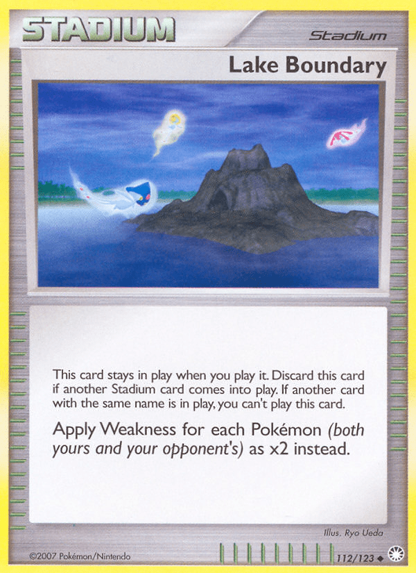 Lake Boundary (112/123) [Diamond & Pearl: Mysterious Treasures] Pokemon Single Pokémon  | Multizone: Comics And Games