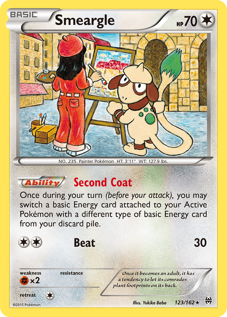 Smeargle (123/162) [XY: BREAKthrough] Pokemon Single Pokémon  | Multizone: Comics And Games