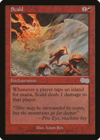 Scald [Urza's Saga] MTG Single Magic: The Gathering  | Multizone: Comics And Games