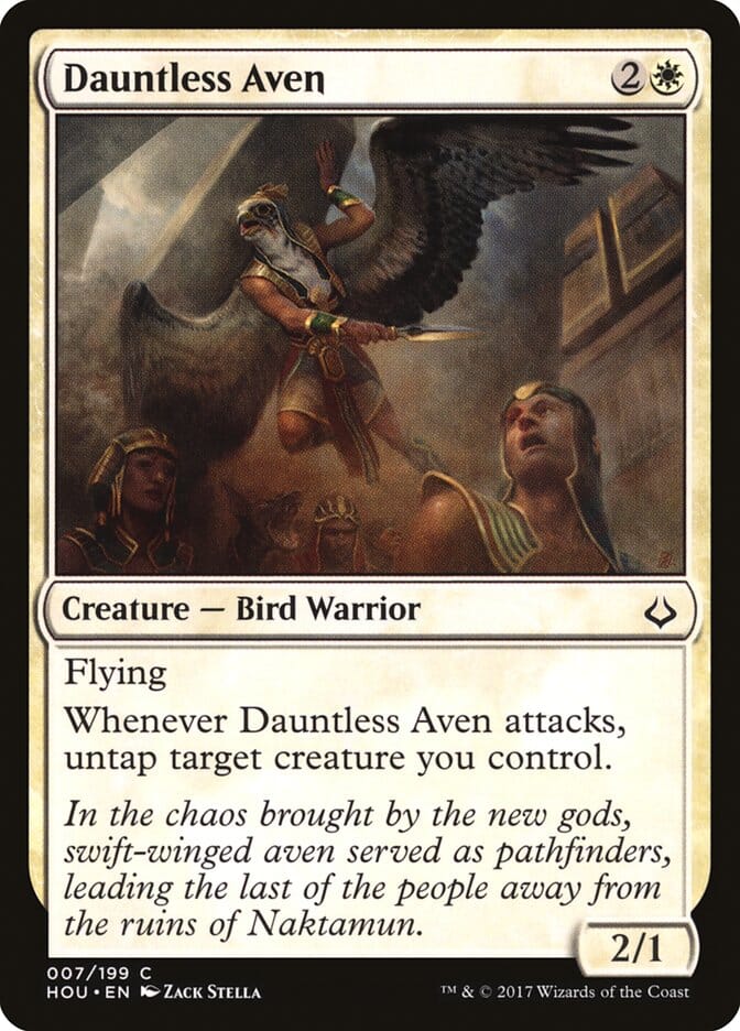 Dauntless Aven [Hour of Devastation] MTG Single Magic: The Gathering  | Multizone: Comics And Games