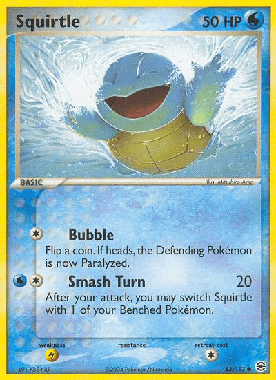 Squirtle (83/112) [EX: FireRed & LeafGreen] Pokemon Single Pokémon  | Multizone: Comics And Games