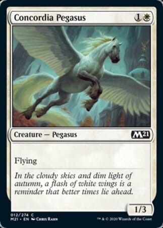 Concordia Pegasus [Core Set 2021] MTG Single Magic: The Gathering  | Multizone: Comics And Games