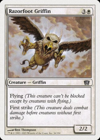 Razorfoot Griffin [Eighth Edition] MTG Single Magic: The Gathering  | Multizone: Comics And Games