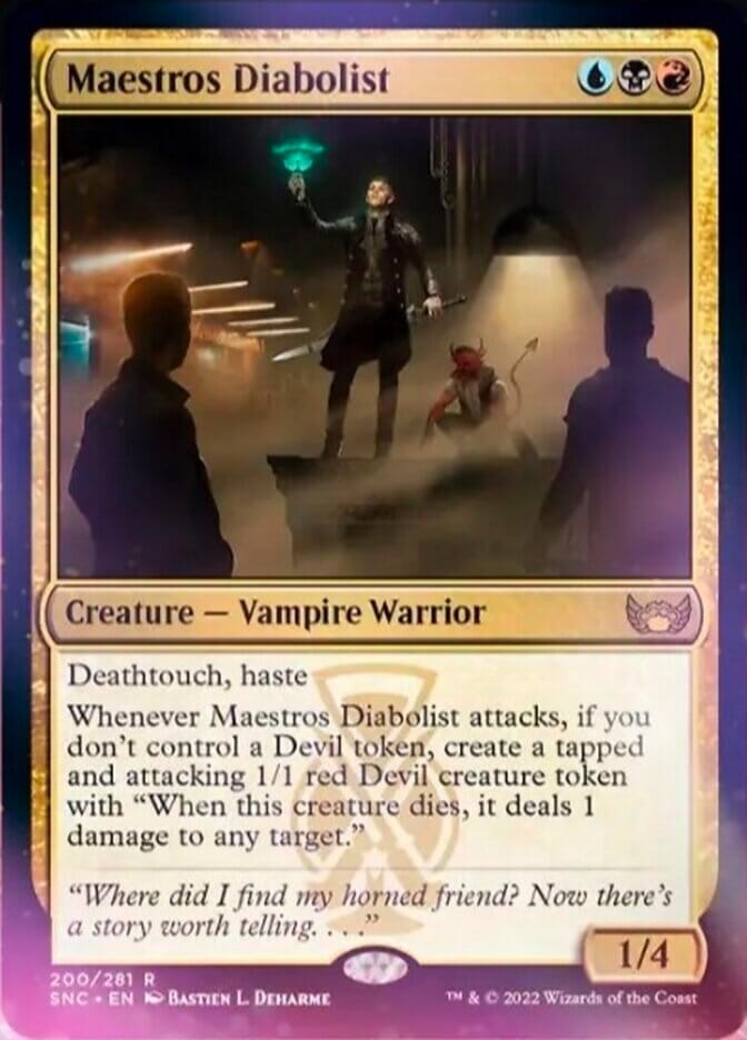 Maestros Diabolist [Streets of New Capenna] MTG Single Magic: The Gathering  | Multizone: Comics And Games