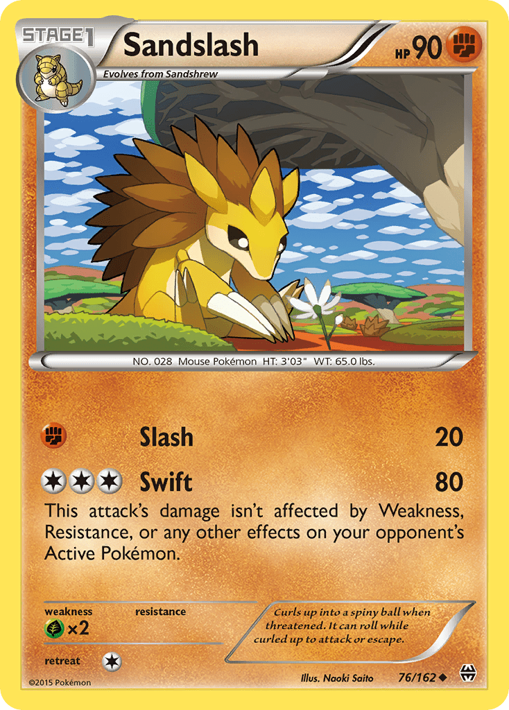 Sandslash (76/162) [XY: BREAKthrough] Pokemon Single Pokémon  | Multizone: Comics And Games