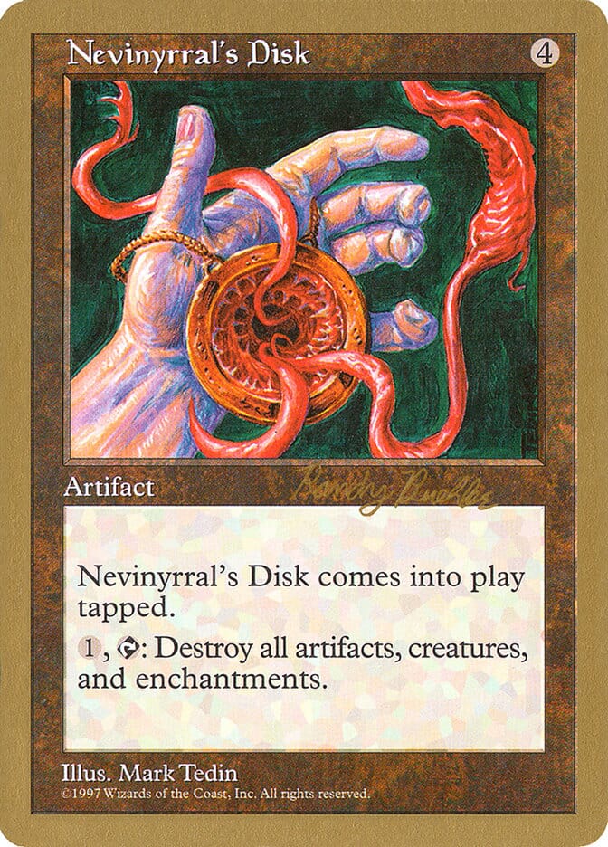 Nevinyrral's Disk (Randy Buehler) [World Championship Decks 1998] MTG Single Magic: The Gathering  | Multizone: Comics And Games