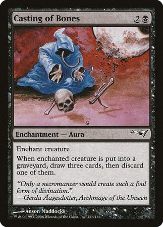 Casting of Bones [Coldsnap Theme Decks] MTG Single Magic: The Gathering  | Multizone: Comics And Games
