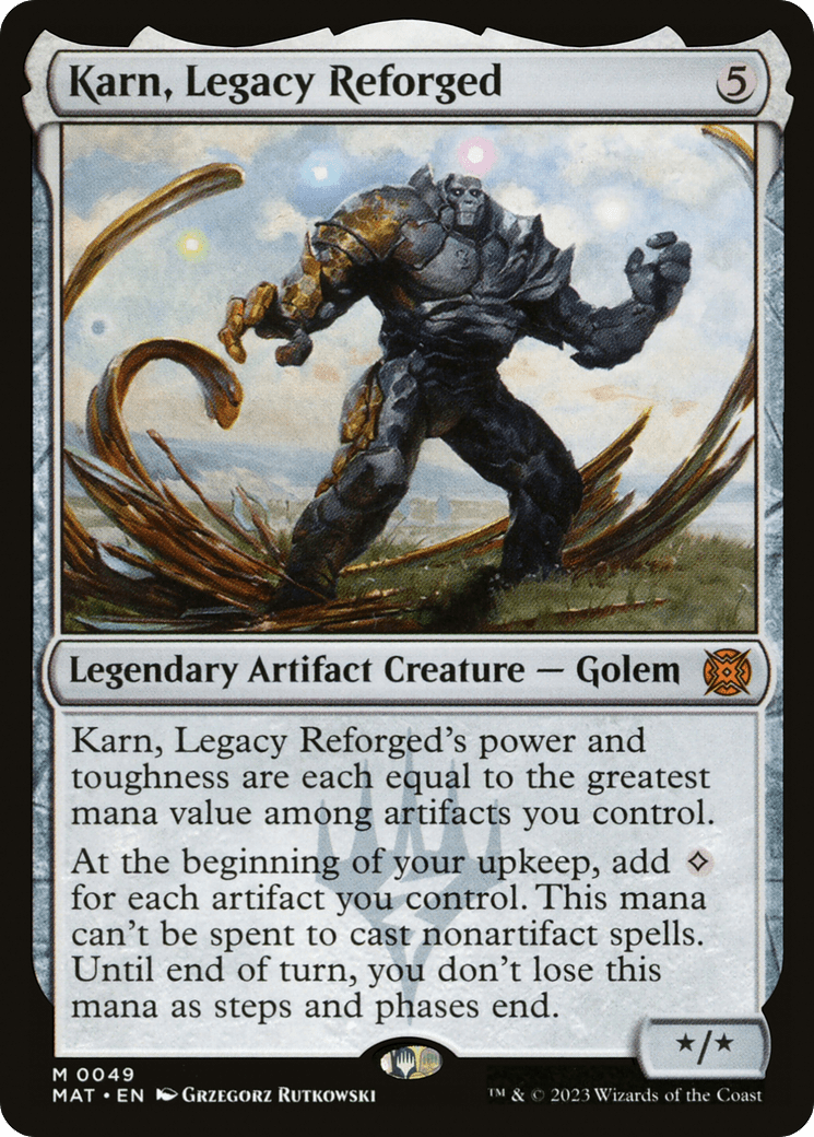 Karn, Legacy Reforged [March of the Machine: The Aftermath] MTG Single Magic: The Gathering  | Multizone: Comics And Games