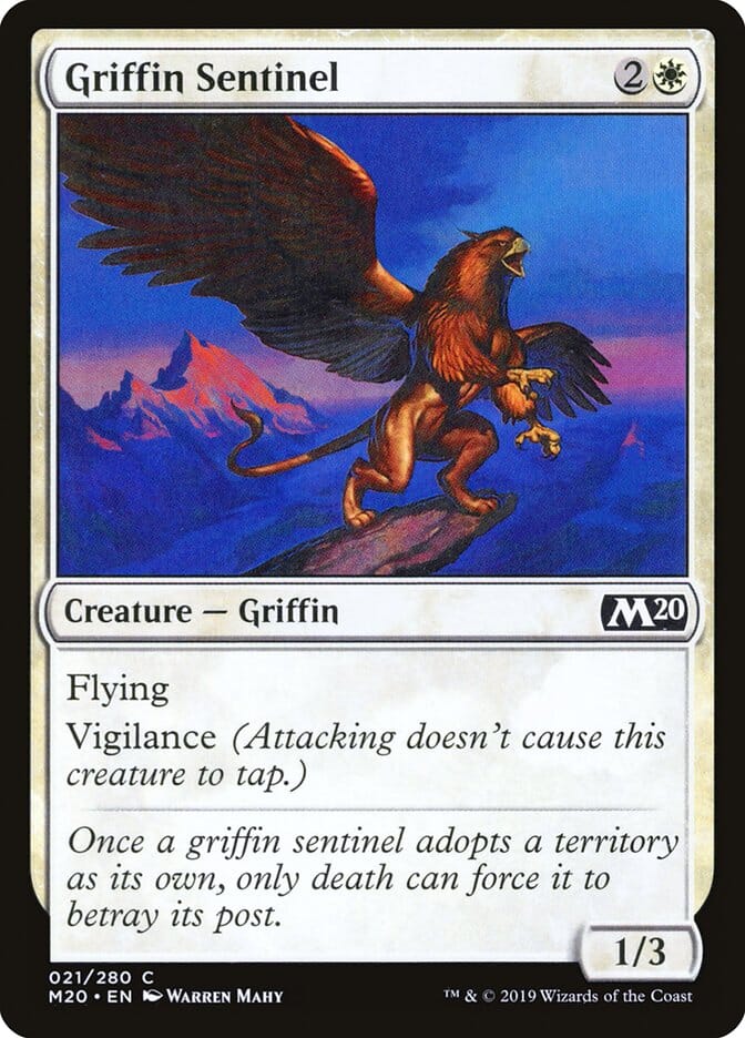 Griffin Sentinel [Core Set 2020] MTG Single Magic: The Gathering  | Multizone: Comics And Games