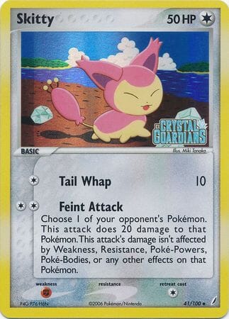 Skitty (41/100) (Stamped) [EX: Crystal Guardians] Pokemon Single Pokémon  | Multizone: Comics And Games