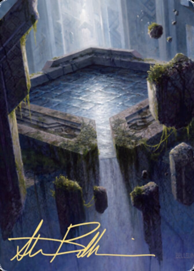 Morphic Pool Art Card (Gold-Stamped Signature) [Zendikar Rising Art Series] MTG Single Magic: The Gathering  | Multizone: Comics And Games