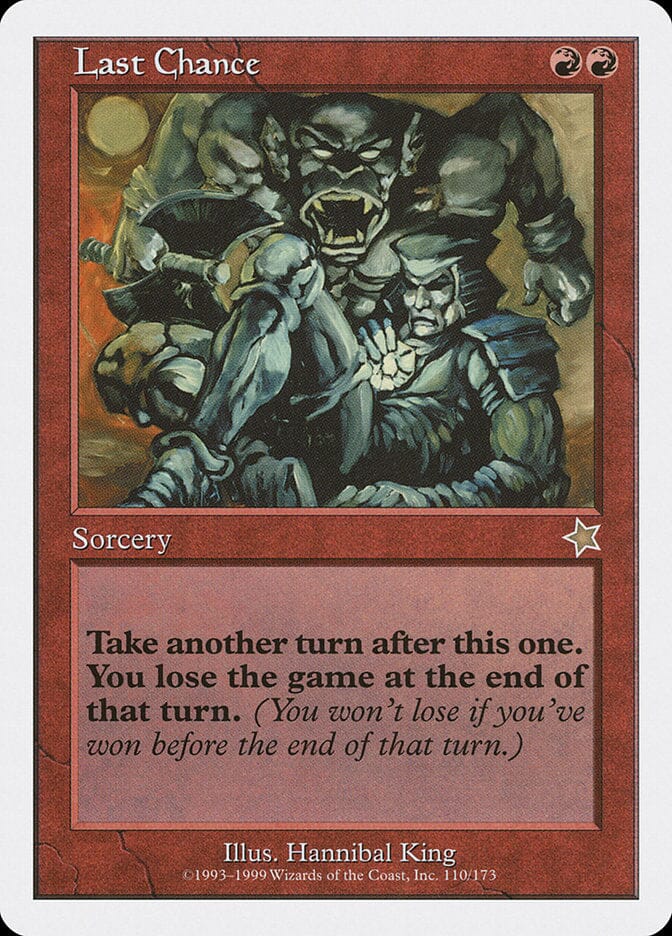 Last Chance [Starter 1999] MTG Single Magic: The Gathering  | Multizone: Comics And Games
