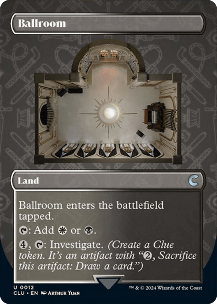 Ballroom (Borderless) [Ravnica: Clue Edition] MTG Single Magic: The Gathering  | Multizone: Comics And Games