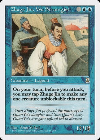 Zhuge Jin, Wu Strategist [Portal Three Kingdoms] MTG Single Magic: The Gathering  | Multizone: Comics And Games