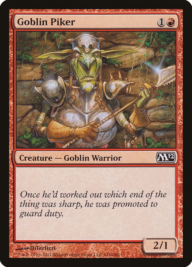 Goblin Piker [Magic 2012] MTG Single Magic: The Gathering  | Multizone: Comics And Games