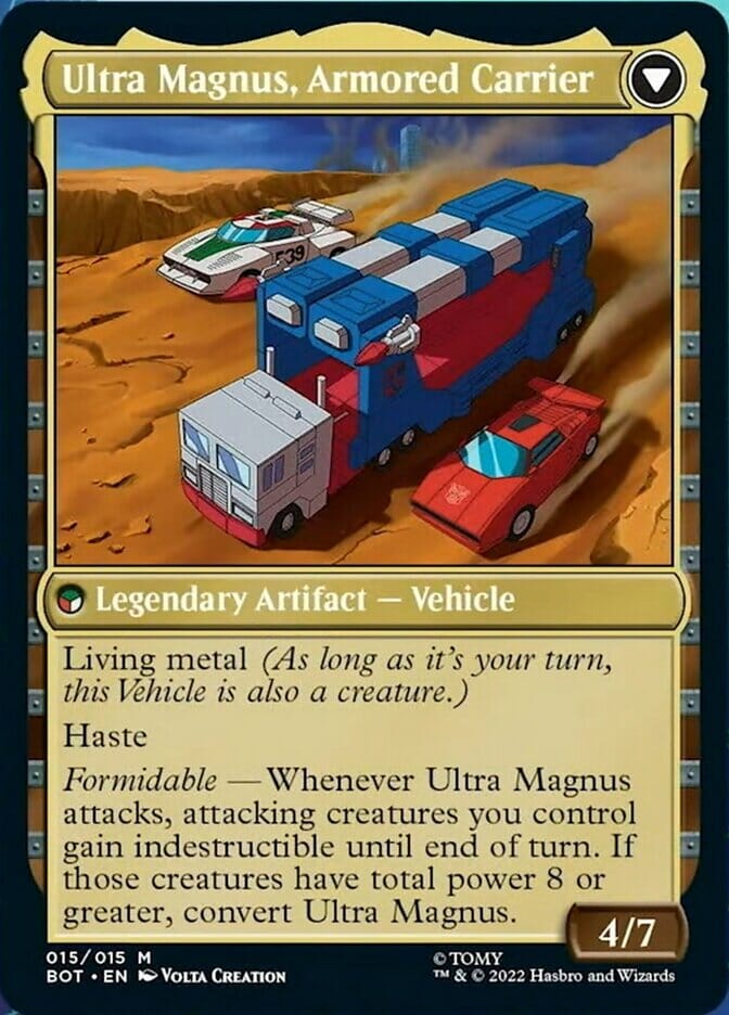 Ultra Magnus, Tactician // Ultra Magnus, Armored Carrier [Universes Beyond: Transformers] MTG Single Magic: The Gathering  | Multizone: Comics And Games