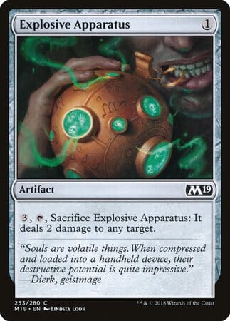 Explosive Apparatus [Core Set 2019] MTG Single Magic: The Gathering  | Multizone: Comics And Games