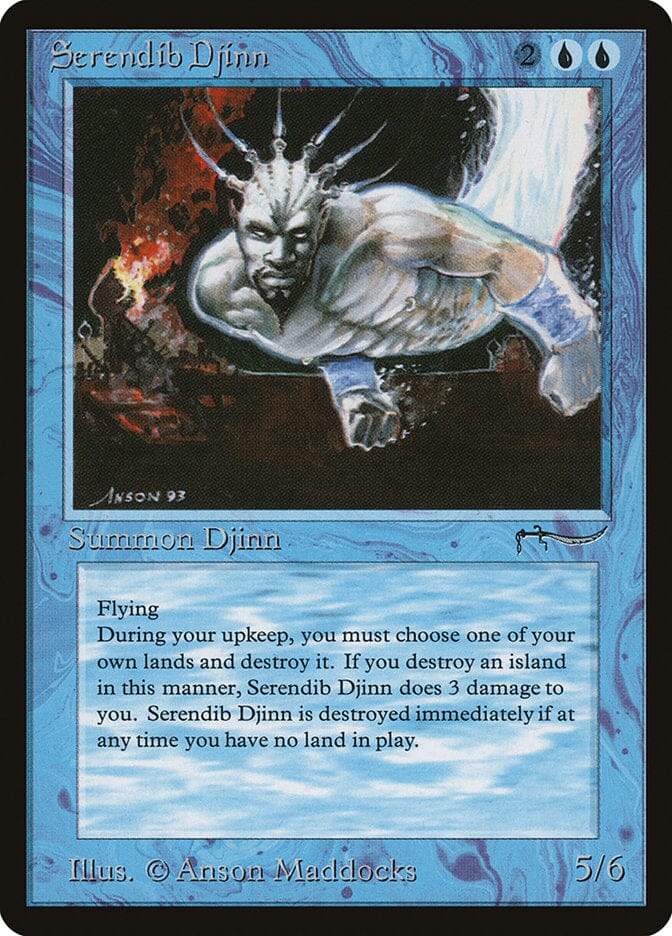 Serendib Djinn [Arabian Nights] MTG Single Magic: The Gathering  | Multizone: Comics And Games