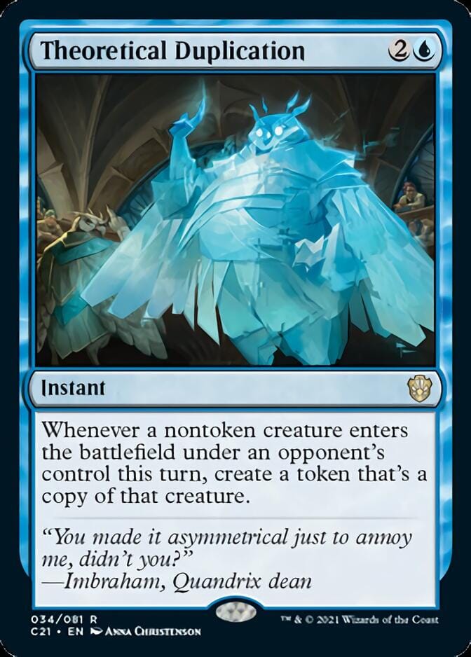Theoretical Duplication [Commander 2021] MTG Single Magic: The Gathering  | Multizone: Comics And Games