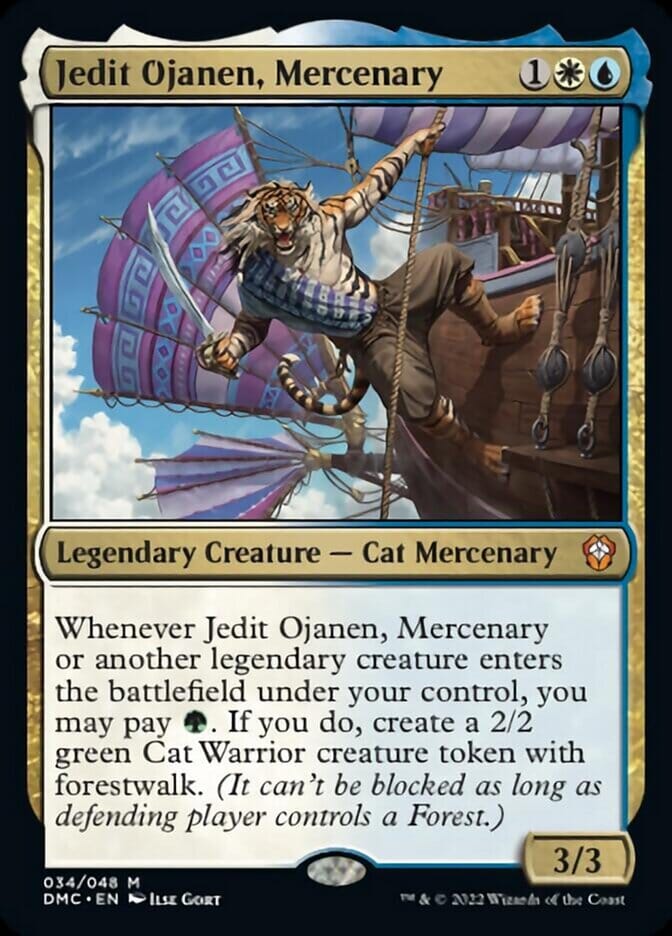 Jedit Ojanen, Mercenary [Dominaria United Commander] MTG Single Magic: The Gathering  | Multizone: Comics And Games