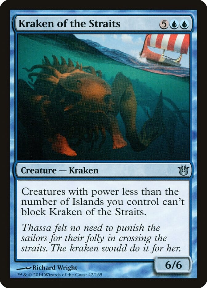 Kraken of the Straits [Born of the Gods] MTG Single Magic: The Gathering  | Multizone: Comics And Games