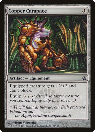 Copper Carapace [Mirrodin Besieged] MTG Single Magic: The Gathering  | Multizone: Comics And Games
