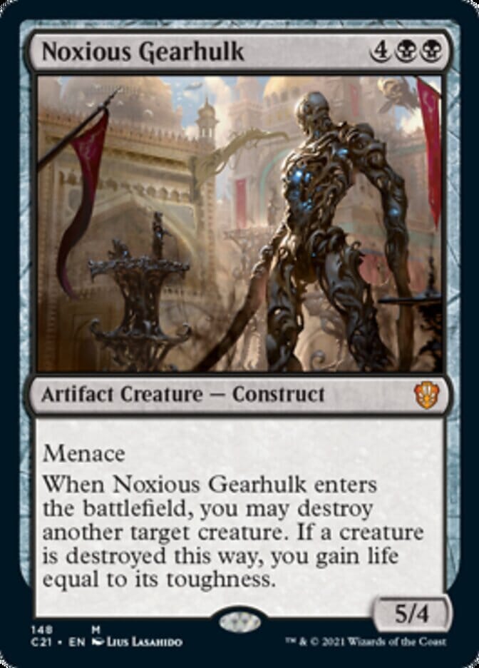 Noxious Gearhulk [Commander 2021] MTG Single Magic: The Gathering  | Multizone: Comics And Games