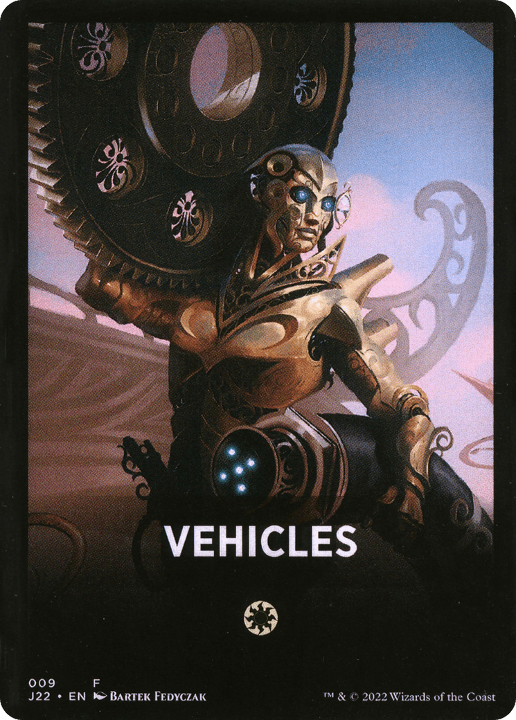 Vehicles Theme Card [Jumpstart 2022 Front Cards] MTG Single Magic: The Gathering  | Multizone: Comics And Games