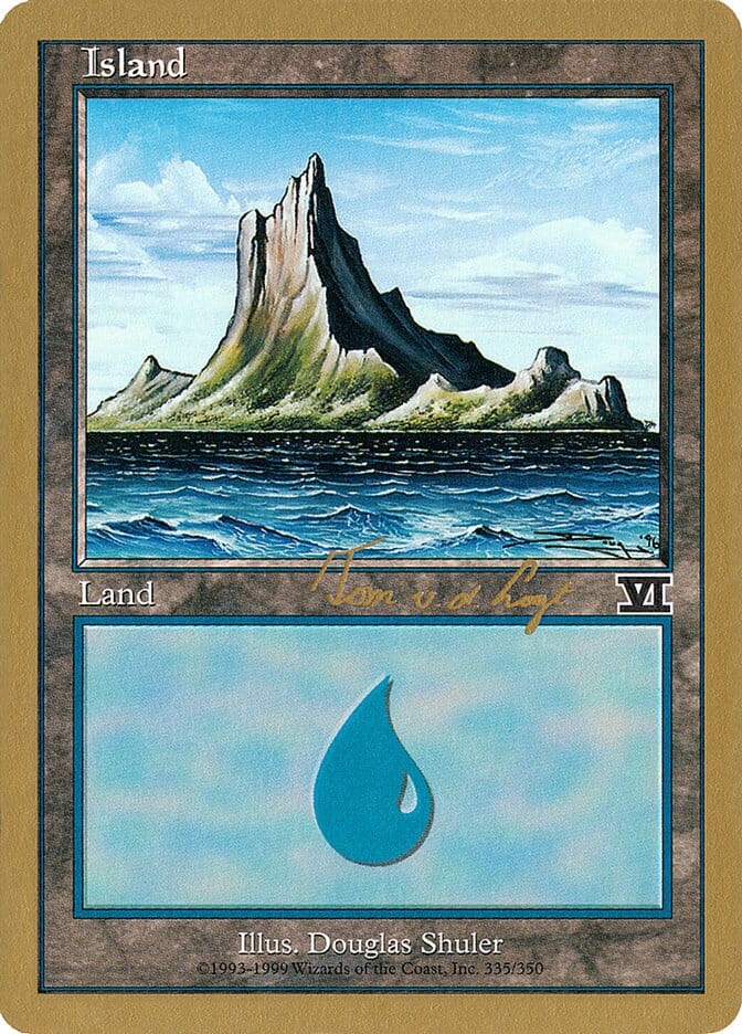 Island (tvdl335) (Tom van de Logt) [World Championship Decks 2000] MTG Single Magic: The Gathering  | Multizone: Comics And Games