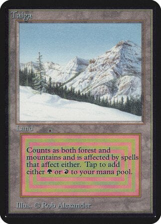 Taiga [Limited Edition Alpha] MTG Single Magic: The Gathering  | Multizone: Comics And Games
