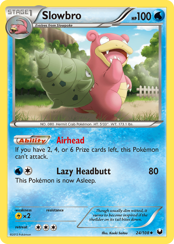 Slowbro (24/108) [Black & White: Dark Explorers] Pokemon Single Pokémon  | Multizone: Comics And Games