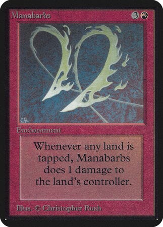 Manabarbs [Limited Edition Alpha] MTG Single Magic: The Gathering  | Multizone: Comics And Games