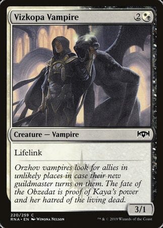 Vizkopa Vampire [Ravnica Allegiance] MTG Single Magic: The Gathering  | Multizone: Comics And Games