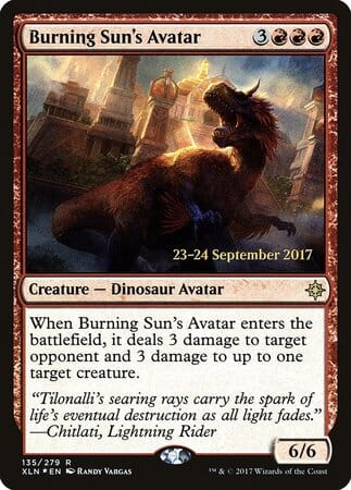 Burning Sun's Avatar [Ixalan Promos] MTG Single Magic: The Gathering  | Multizone: Comics And Games