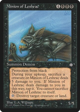 Minion of Leshrac [Ice Age] MTG Single Magic: The Gathering  | Multizone: Comics And Games