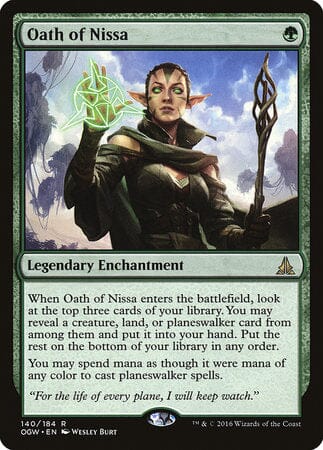 Oath of Nissa [Oath of the Gatewatch] MTG Single Magic: The Gathering  | Multizone: Comics And Games