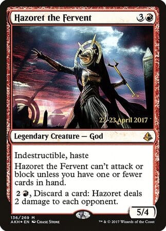 Hazoret the Fervent [Amonkhet Promos] MTG Single Magic: The Gathering  | Multizone: Comics And Games