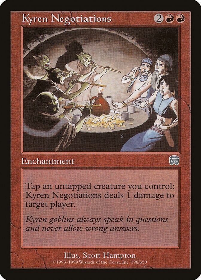 Kyren Negotiations [Mercadian Masques] MTG Single Magic: The Gathering  | Multizone: Comics And Games