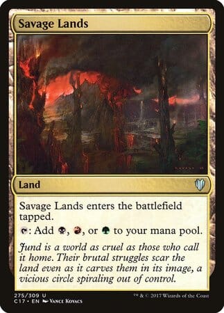 Savage Lands [Commander 2017] MTG Single Magic: The Gathering  | Multizone: Comics And Games