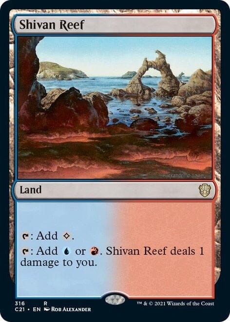 Shivan Reef [Commander 2021] MTG Single Magic: The Gathering  | Multizone: Comics And Games