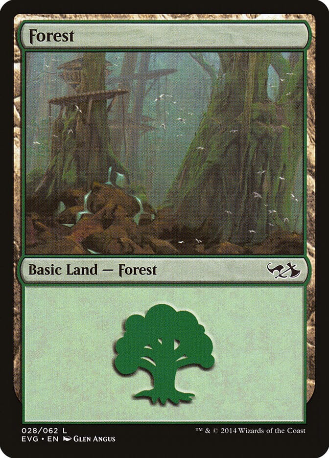 Forest (28) (Elves vs. Goblins) [Duel Decks Anthology] MTG Single Magic: The Gathering  | Multizone: Comics And Games