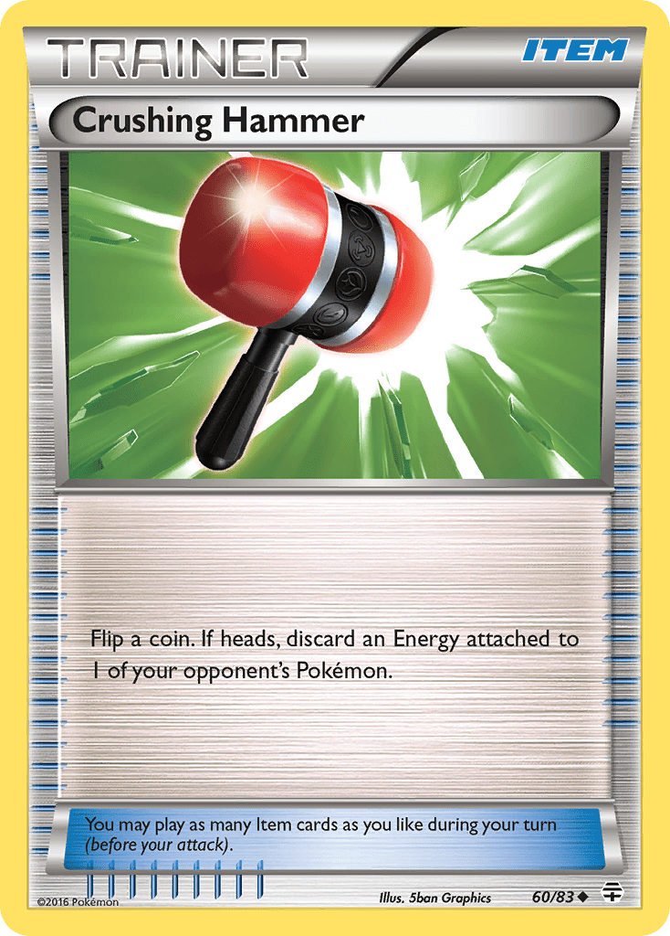 Crushing Hammer (60/83) [XY: Generations] Pokemon Single Pokémon  | Multizone: Comics And Games