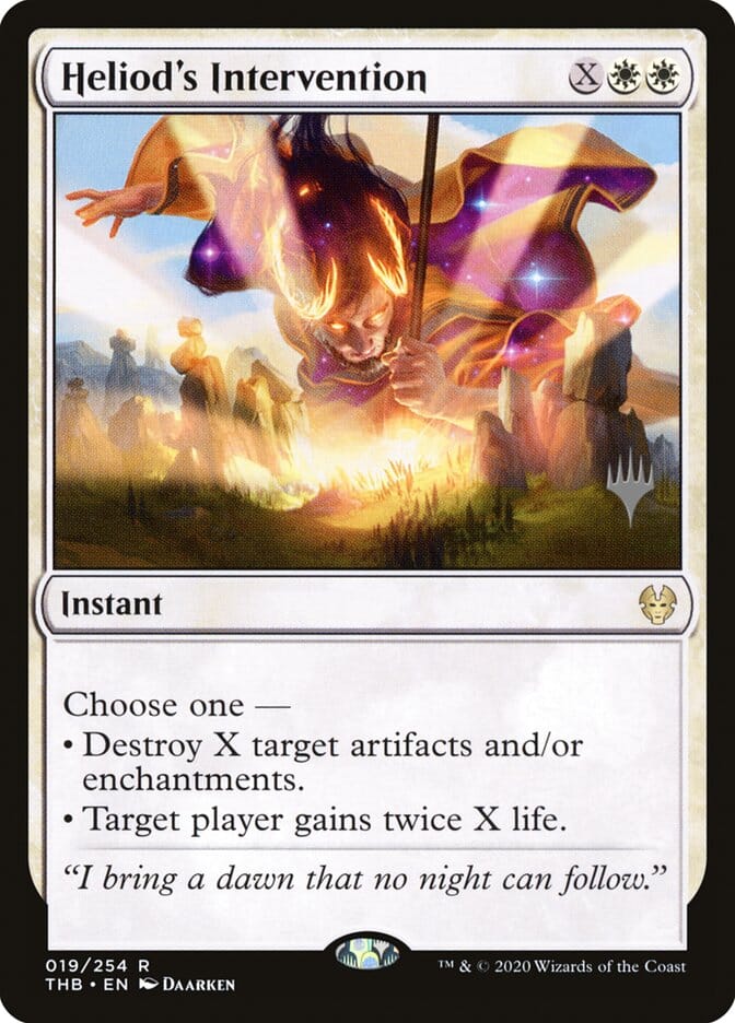 Heliod's Intervention (Promo Pack) [Theros Beyond Death Promos] MTG Single Magic: The Gathering  | Multizone: Comics And Games