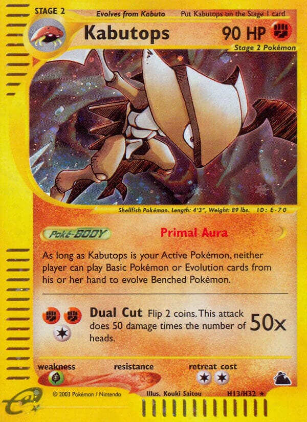 Kabutops (H13/H32) [Skyridge] Pokemon Single Pokémon  | Multizone: Comics And Games