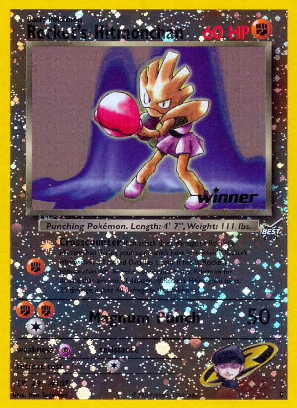 Rocket's Hitmonchan (9) (Winner) [Best of Promos] Pokemon Single Pokémon  | Multizone: Comics And Games