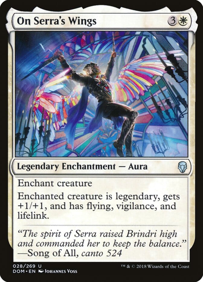 On Serra's Wings [Dominaria] MTG Single Magic: The Gathering  | Multizone: Comics And Games