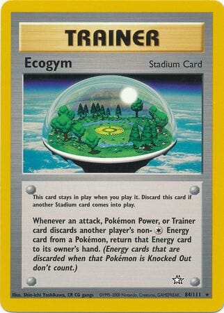 Ecogym (84/111) [Neo Genesis Unlimited] Pokemon Single Pokémon  | Multizone: Comics And Games