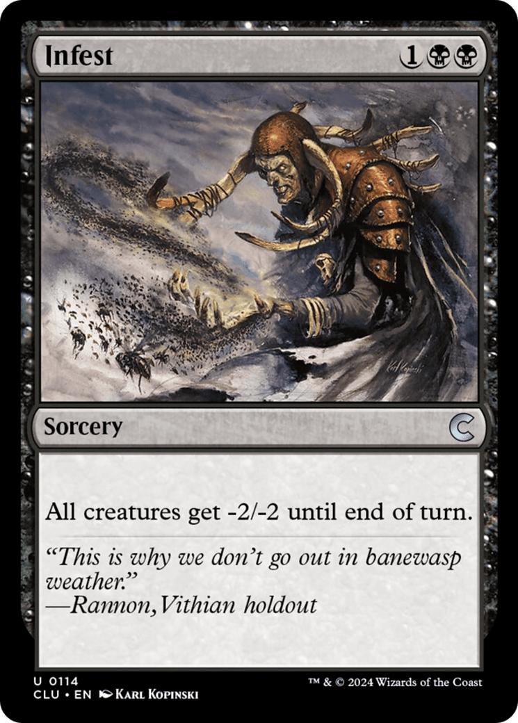 Infest [Ravnica: Clue Edition] MTG Single Magic: The Gathering  | Multizone: Comics And Games