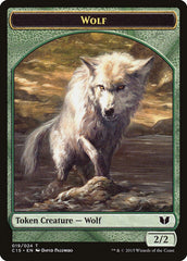 Wolf // Zombie Double-Sided Token [Commander 2015 Tokens] MTG Single Magic: The Gathering  | Multizone: Comics And Games